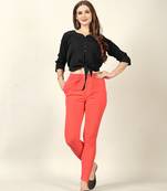 Peach Colour Regular Pant For Casual Matchig Style