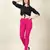 Pink Colour Regular Pant For Casual Matchig Style