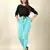 Sky Blue Colour Regular Pant For Casual Matchig Style