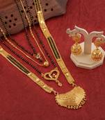 Yellow pearl mangalsutra