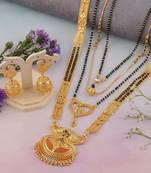 Yellow pearl mangalsutra