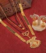 Yellow pearl mangalsutra