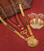 Yellow pearl mangalsutra