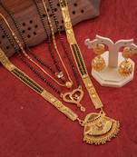 Yellow pearl mangalsutra