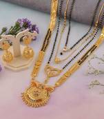 Yellow pearl mangalsutra