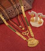 Yellow pearl mangalsutra