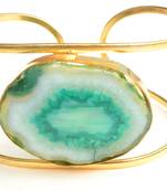 Semi Precious Green Hand Cuff and free surprise gift