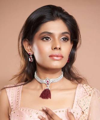 Red Ishani Choker 2