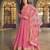 Pink Georgette Long Length Trendy Salwar Suit