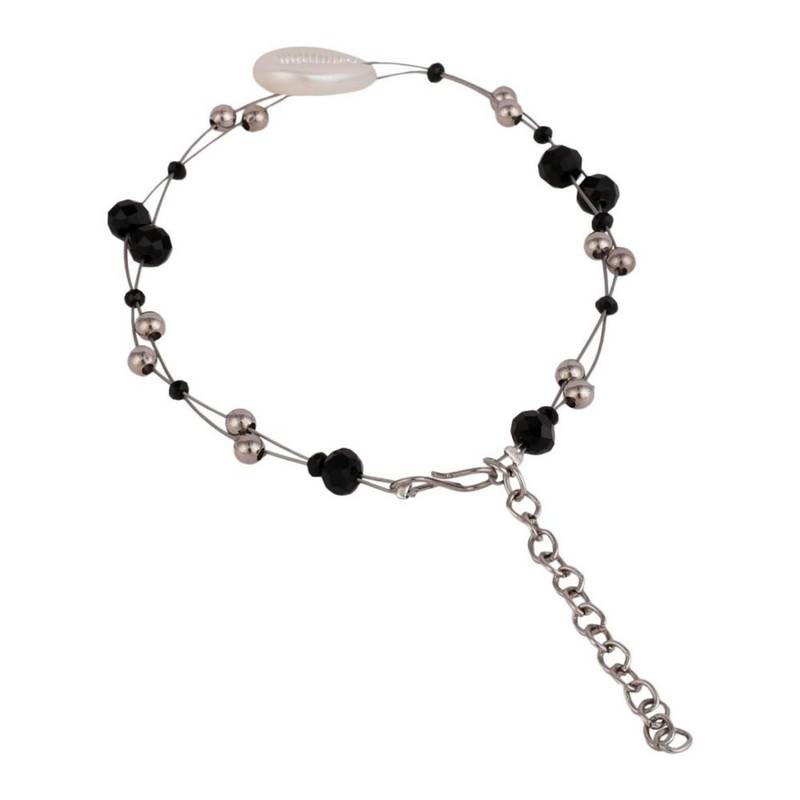 Gold Plated Structured Stone Studded Statement Anklets for Girls and Women