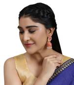 Antique Gold Plated Classic Jhumka Earring for Girls and Women
