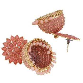 Black Colored Classic Jhumka Earring for Girls and Women 2