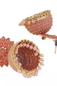 Black Colored Classic Jhumka Earring for Girls and Women