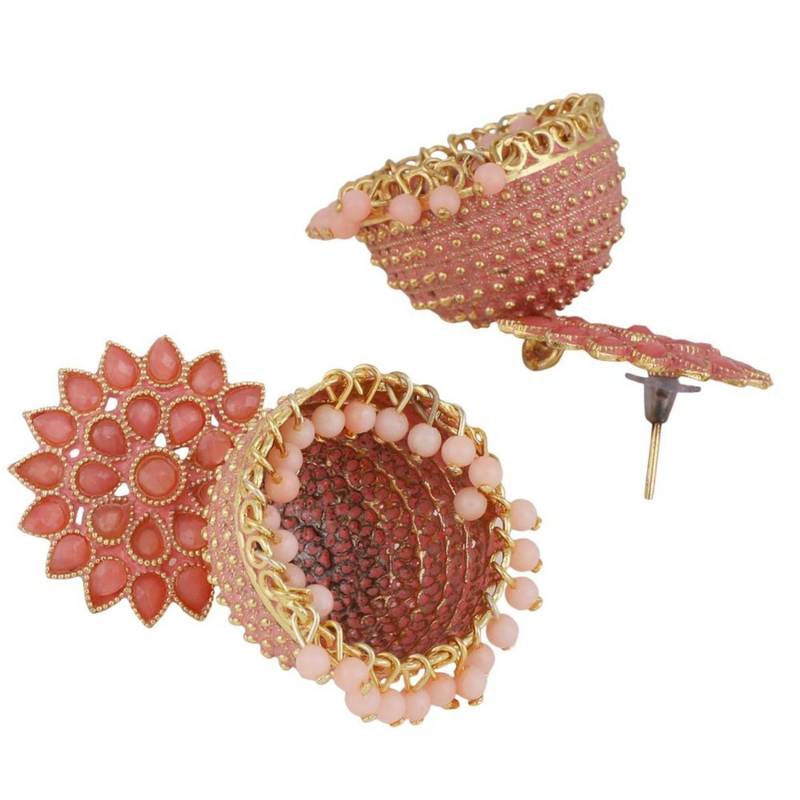 Black Colored Classic Jhumka Earring for Girls and Women