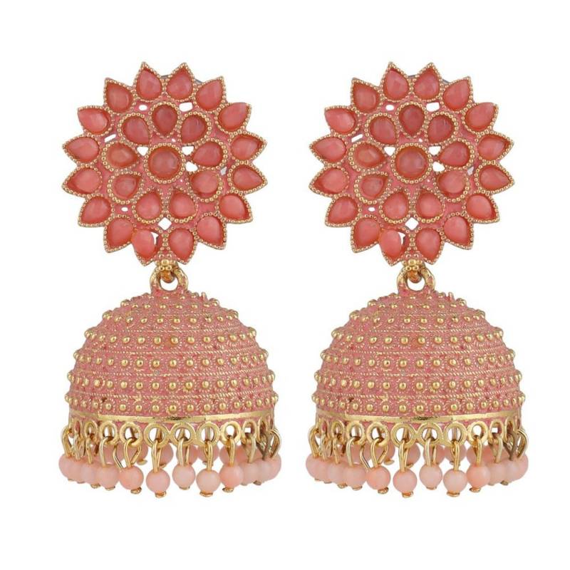 Black Colored Classic Jhumka Earring for Girls and Women