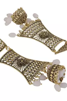 American Diamond Statement Rose Gold Stud Earring for Girls and Women