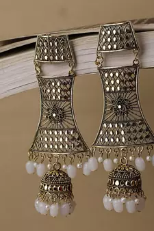 American Diamond Statement Rose Gold Stud Earring for Girls and Women