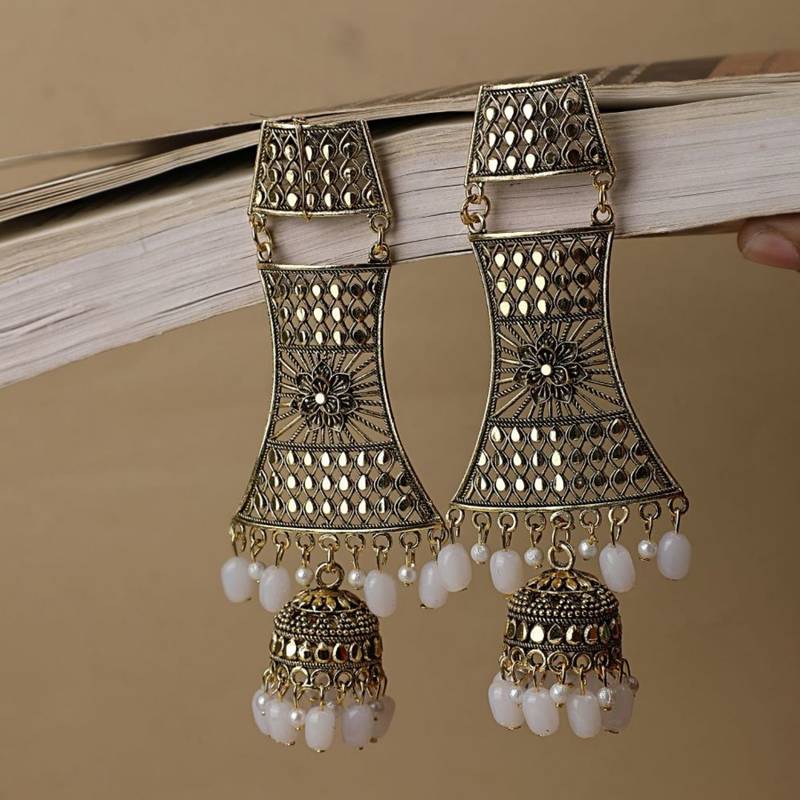 American Diamond Statement Rose Gold Stud Earring for Girls and Women