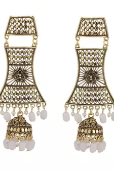 American Diamond Statement Rose Gold Stud Earring for Girls and Women