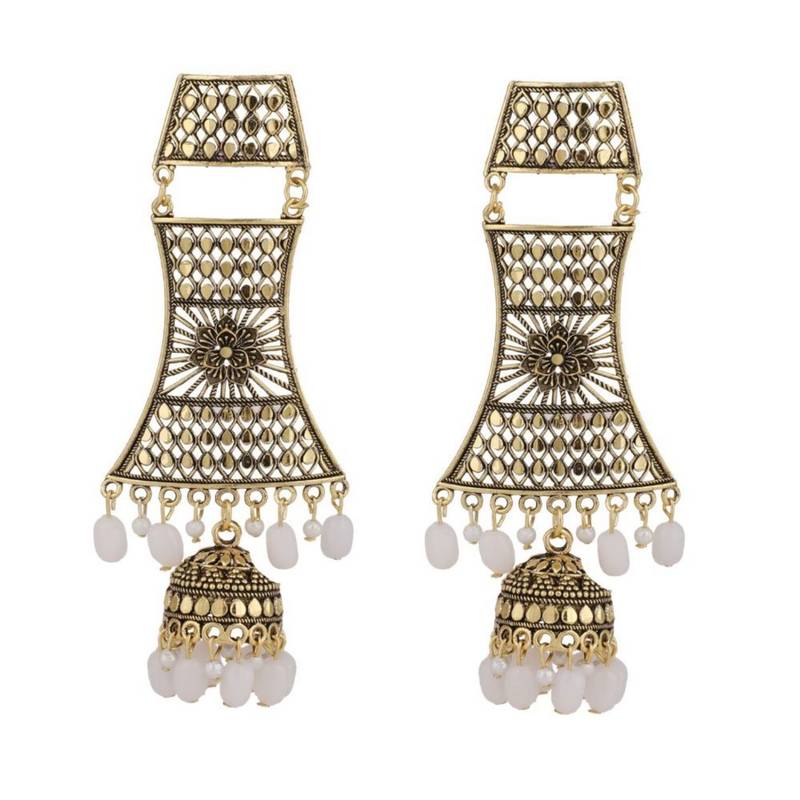 American Diamond Statement Rose Gold Stud Earring for Girls and Women