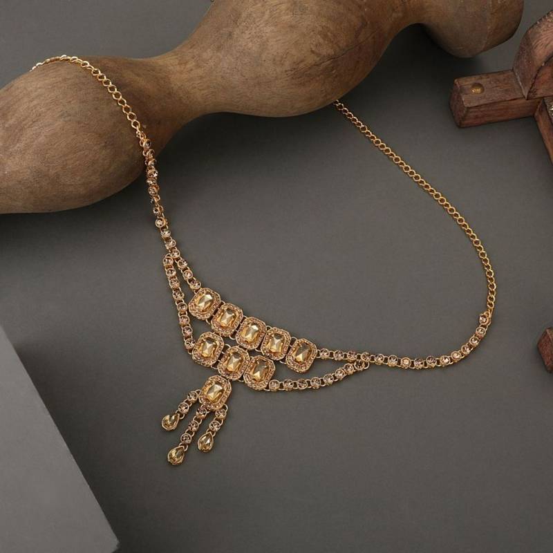 Ethnic Gold Plated Kundan and Pearl Studded Statement Cocktail Ring for Girls and Women