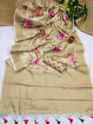 YELLOW BEAUTIDUL SILK SAREE  3