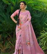 PINK BEAUTIFUL SILK SAREE