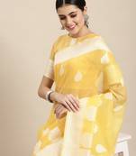 Spun Cotton Saree With Woven Design Border With Blouse
