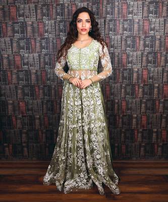 Light Green Anarkali 1