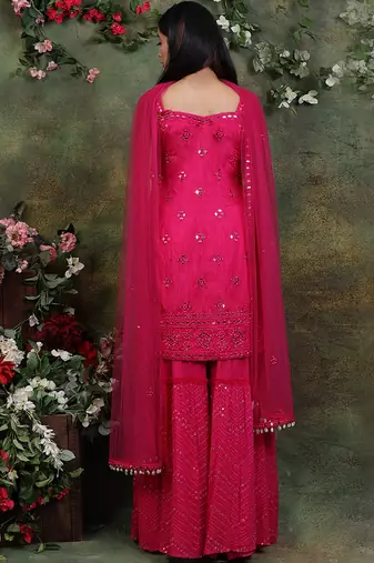 Pink Kurta Sharara