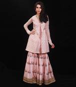 Pink Sharara Set