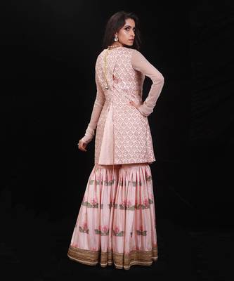 Pink Sharara Set 2