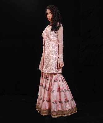 Pink Sharara Set 3