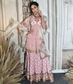 Pink Sylvan Kurti Set