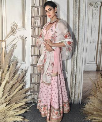 Pink Sylvan Kurti Set 2