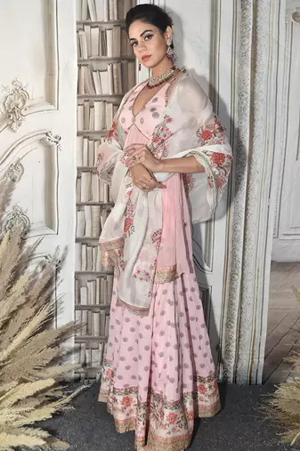 Pink Sylvan Kurti Set