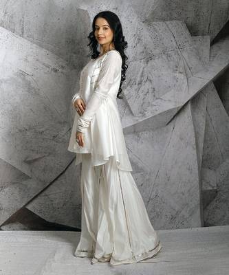 Ivory Gota Jacket Set 2