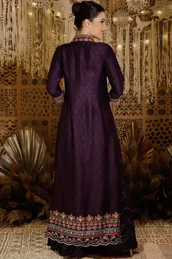 Purple Jacket Set