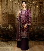 Purple Kurta Set