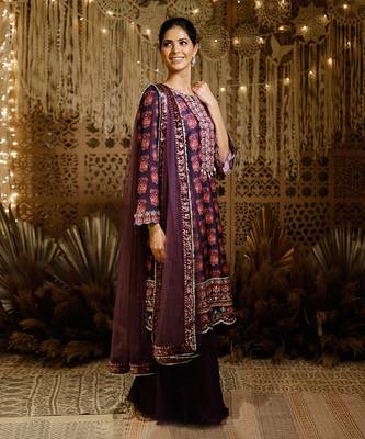 Purple Kurta Set 2