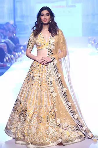 Mustard Genda Lehenga Set Set