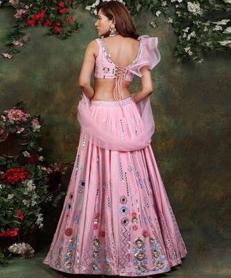 Pink Candy Lehenga Set 3