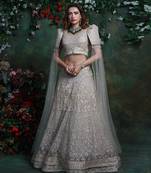 Beige Elizabeth Lehenga Set