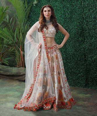Ivory Rajeen Lehenga Set 1