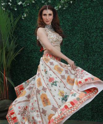 Ivory Rajeen Lehenga Set 2