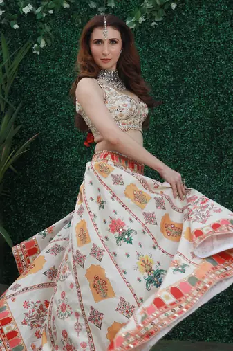 Ivory Rajeen Lehenga Set