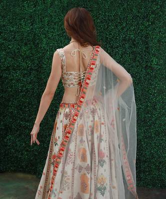 Ivory Rajeen Lehenga Set 3
