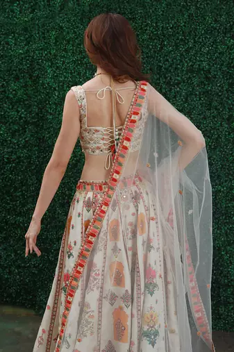 Ivory Rajeen Lehenga Set