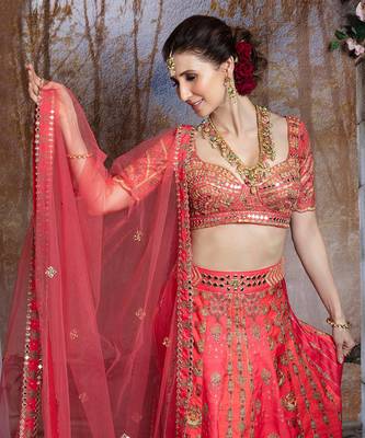 Amaranth Arfaan Lehenga Set 2