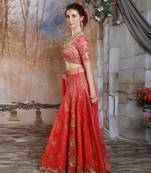 Amaranth Arfaan Lehenga Set